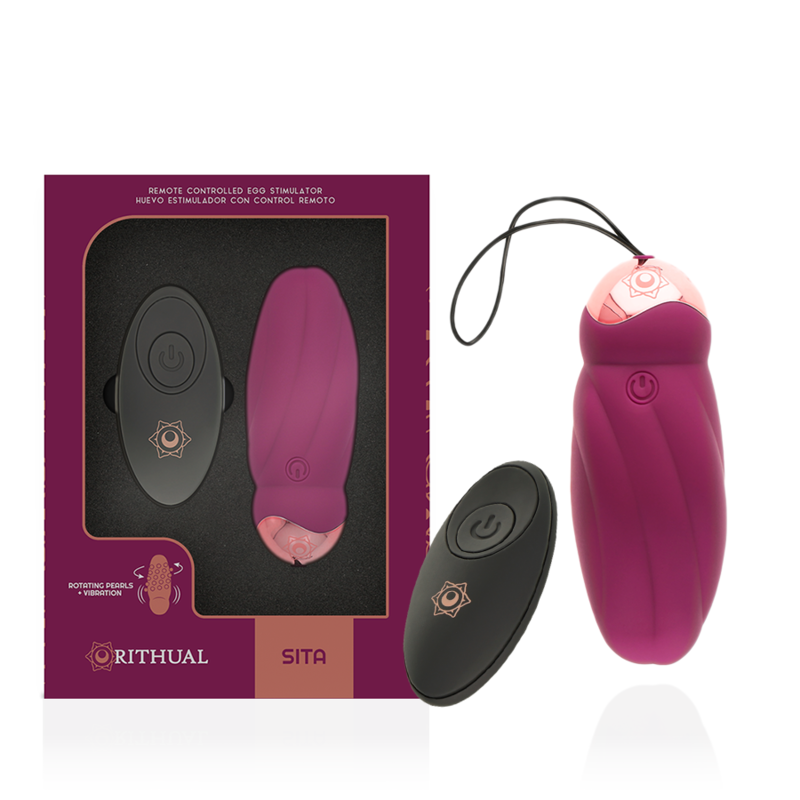 RITHUAL - SITA EGG TÉLÉCOMMANDE ROTATION DES BILLES + VIBRATION RITHUAL