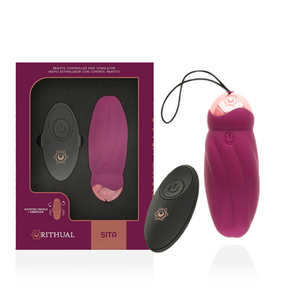 RITHUAL - SITA EGG TÉLÉCOMMANDE ROTATION DES BILLES + VIBRATION RITHUAL