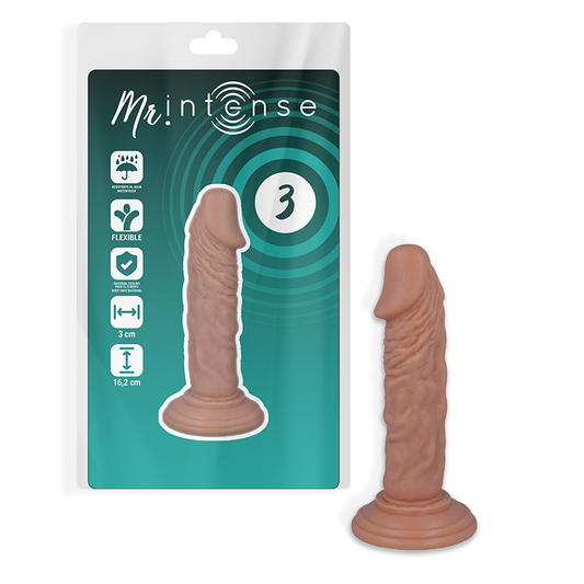 MR INTENSE - 3 PÉNIS RÉALISTE 16.2 CM -O- 3 CM MR. INTENSE
