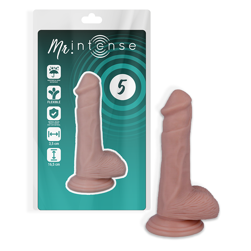 MR INTENSE - 5 PÉNIS RÉALISTE 16.5 CM -O- 3.5 CM MR. INTENSE