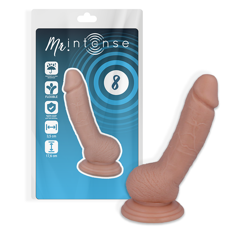 MR INTENSE - 8 PÉNIS RÉALISTE 17.6 CM -O- 3.5 CM MR. INTENSE