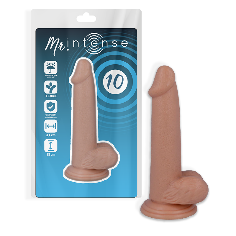 MR INTENSE - 10 PÉNIS RÉALISTE 18 CM -O- 3.4 CM MR. INTENSE