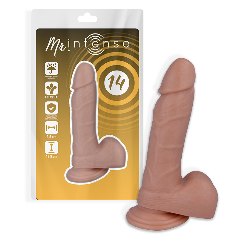 MR INTENSE - 14 PÉNIS RÉALISTE 18.5 CM -O- 3.8 CM MR. INTENSE