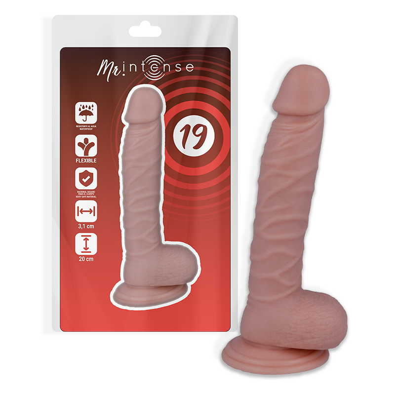MR INTENSE - 19 PÉNIS RÉALISTE 20 CM -O- 3.1 CM MR. INTENSE