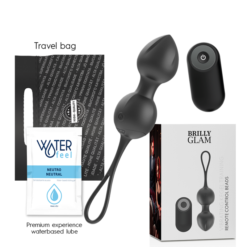 BRILLY GLAM - PERLES DE KEGEL VIBRANTES TÉLÉCOMMANDE BRILLY GLAM
