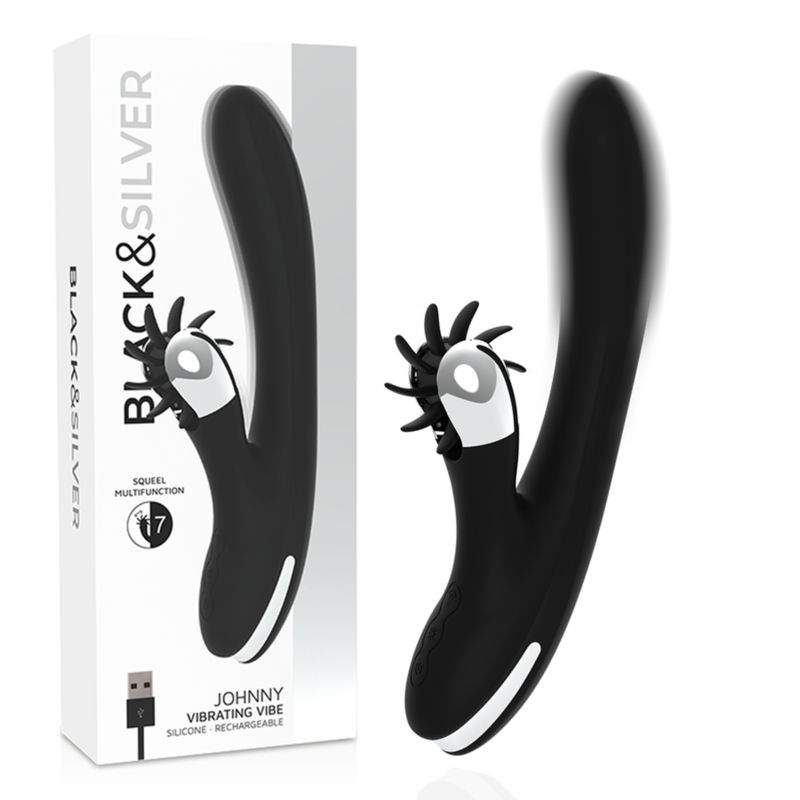 BLACK&SILVER - VIBRANT BUNNY JOHNNY BLACK&SILVER