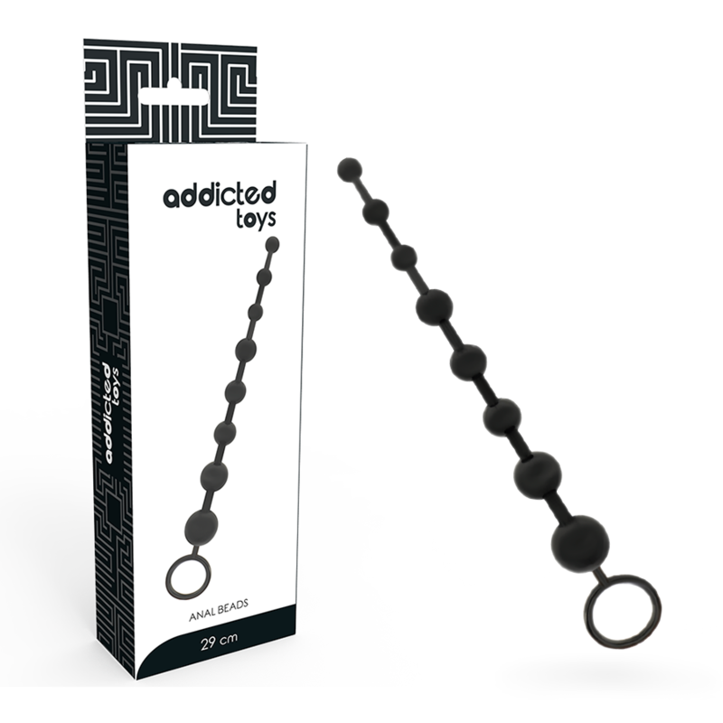 ADDICTED TOYS - BILLES ANAL 29 CM NOIR ADDICTED TOYS