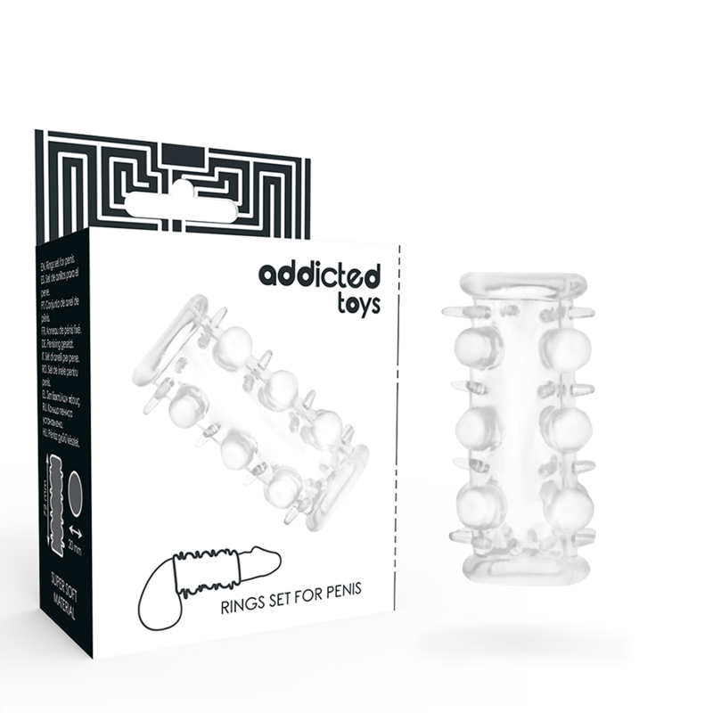 ADDICTED TOYS - MANCHON PÉNIS CLAIR ADDICTED TOYS
