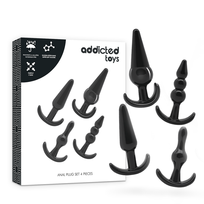 ADDICTED TOYS - ENSEMBLE 4 BOUCHONS ANAL ADDICTED TOYS
