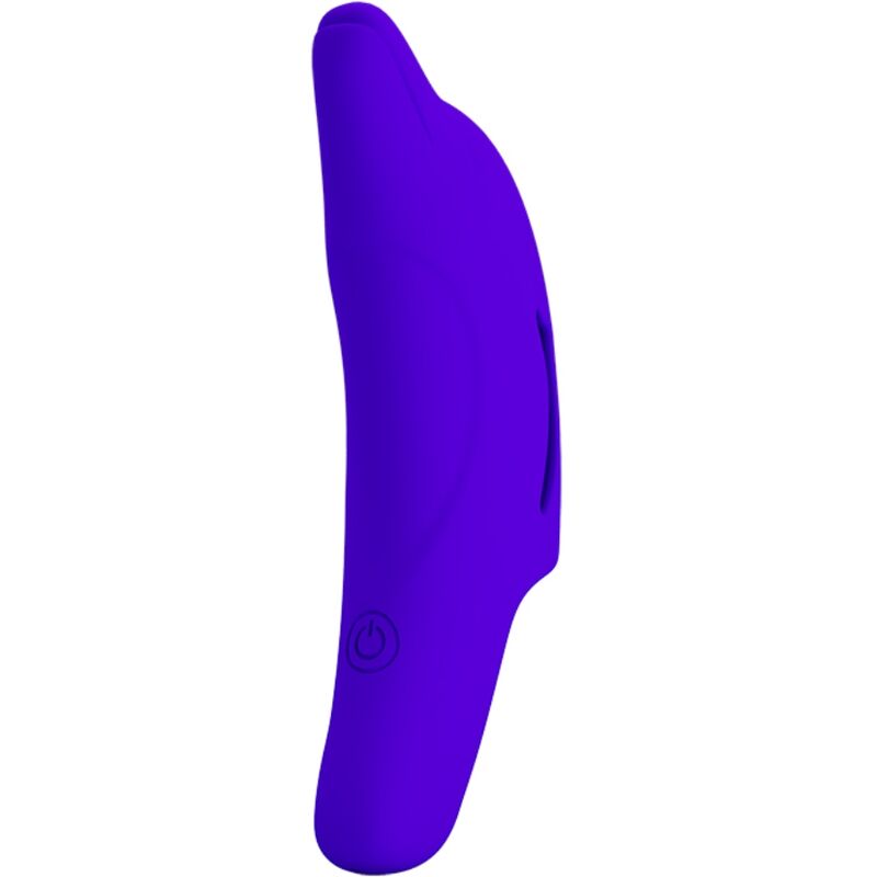 PRETTY LOVE - PUISSANT STIMULATEUR DE DOIGTS BLEU FONCÉ DELPHINI PRETTY LOVE