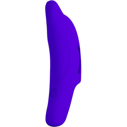PRETTY LOVE - PUISSANT STIMULATEUR DE DOIGTS BLEU FONCÉ DELPHINI PRETTY LOVE