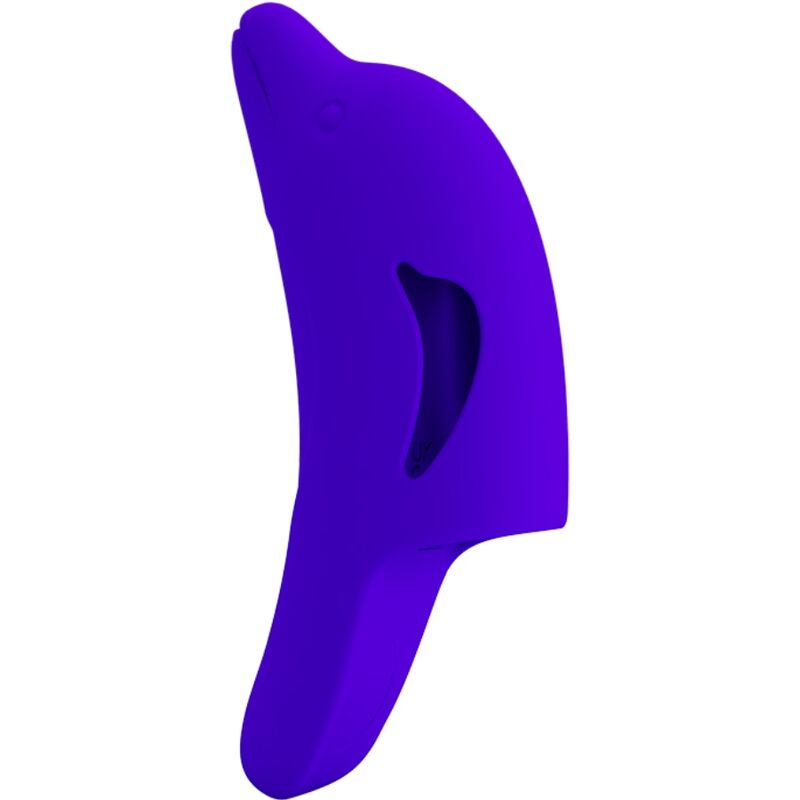 PRETTY LOVE - PUISSANT STIMULATEUR DE DOIGTS BLEU FONCÉ DELPHINI PRETTY LOVE