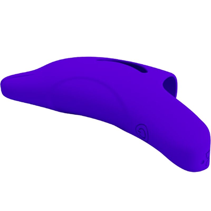 PRETTY LOVE - PUISSANT STIMULATEUR DE DOIGTS BLEU FONCÉ DELPHINI PRETTY LOVE