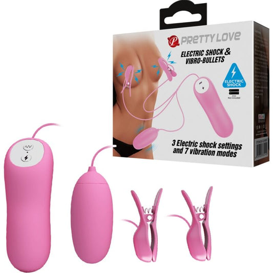 PRETTY LOVE - PINCE  ÉPILER AVEC VIBRATION ET ÉLECTROCHOC ROSE PRETTY LOVE