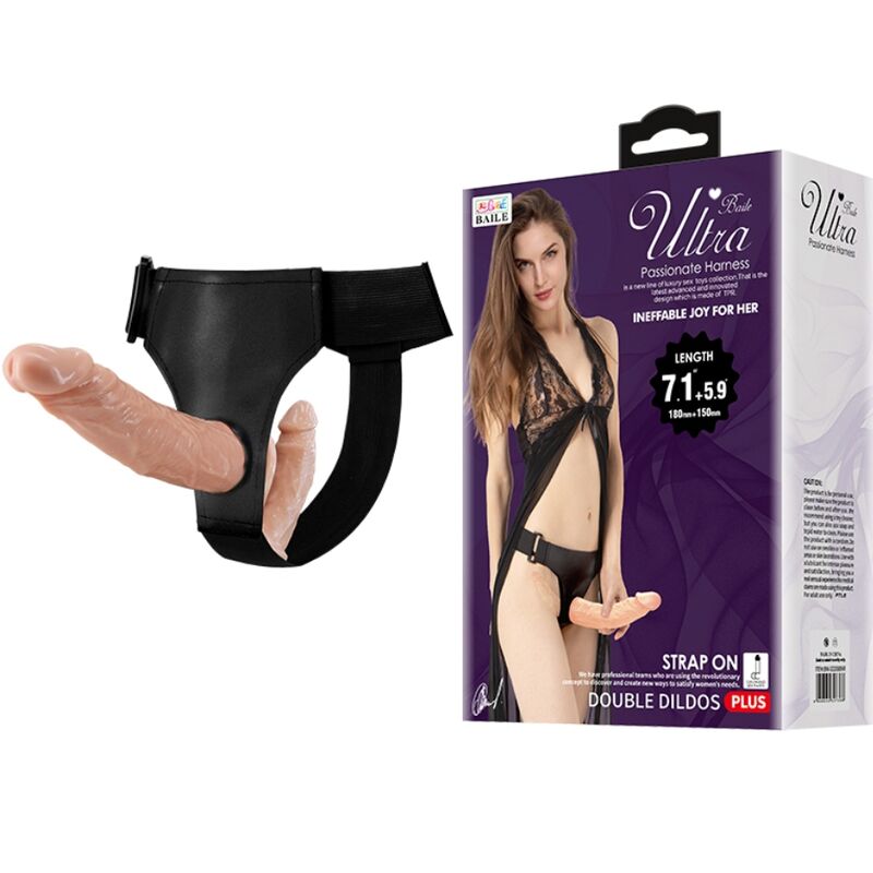 BAILE - ULTRA PASSIONNÉ DOUBLE GODES AVEC HARNAIS BAILE HARNESS COLLECTION