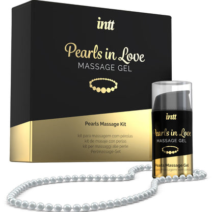 INTT MASSAGE & ORAL SEX - PERLES AMOUREUSES AVEC COLLIER DE PERLES ET GEL DE SILICONE INTT MASSAGE & ORAL SEX