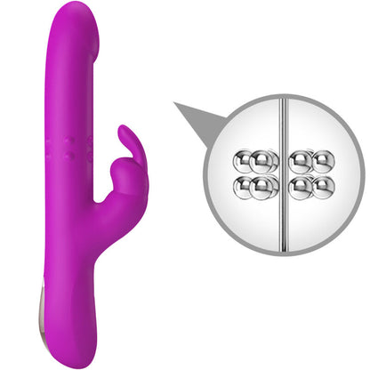 PRETTY LOVE - VIBRATEUR REESE AVEC ROTATION VIOLET PRETTY LOVE