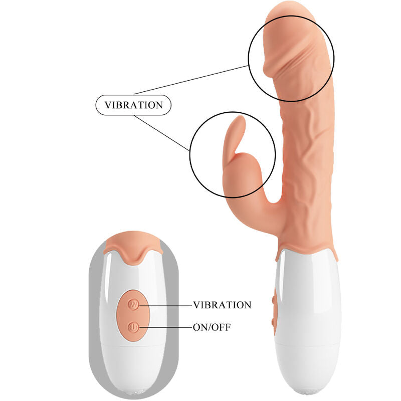 PRETTY LOVE - VIBRATEUR LAPIN DE PQUES AVEC STIMULATEUR PRETTY LOVE