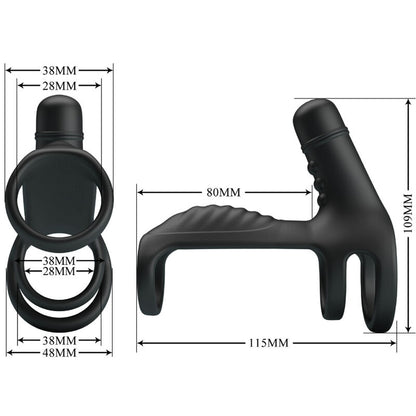 PRETTY LOVE - MANCHON DEXTENSION EN SILICONE SOUPLE ÉLASTIQUE PRETTY LOVE MALE