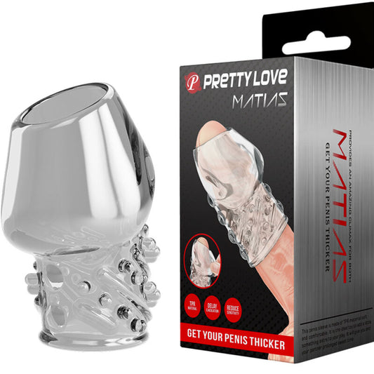PRETTY LOVE - ÉPAISSISSEUR DE PÉNIS TRANSPARENT MATIAS PRETTY LOVE MALE