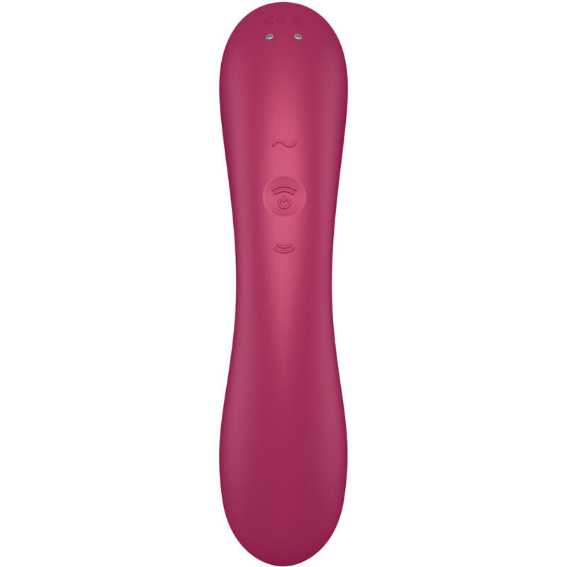 SATISFYER - CURVE TRINITY 1 AIR PULSE VIBRATION ROUGE SATISFYER AIR PULSE