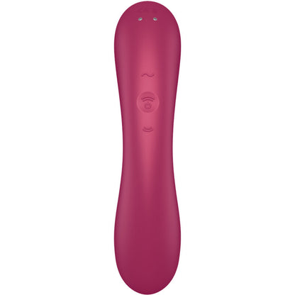 SATISFYER - CURVE TRINITY 1 AIR PULSE VIBRATION ROUGE SATISFYER AIR PULSE
