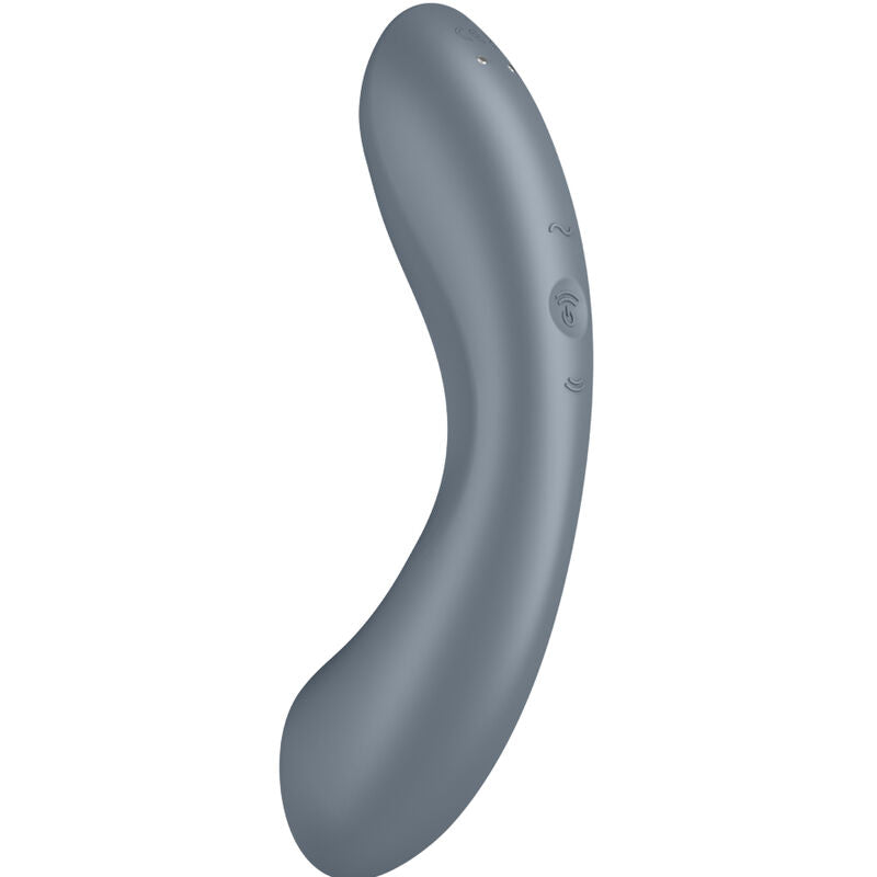 SATISFYER - CURVE TRINITY 1 AIR PULSE VIBRATION GRIS SATISFYER AIR PULSE