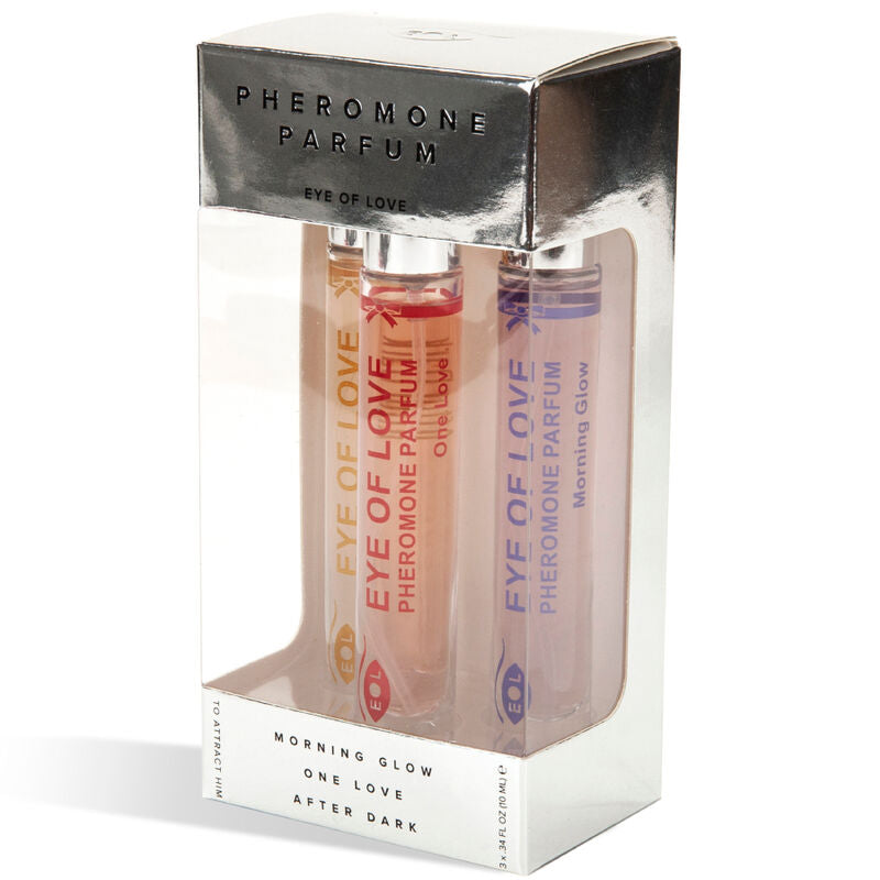 EYE OF LOVE - PARFUM EOL PHR 10 ML SET/3 - MORNING GLOW, ONE LOVE, AFTER DARK EYE OF LOVE