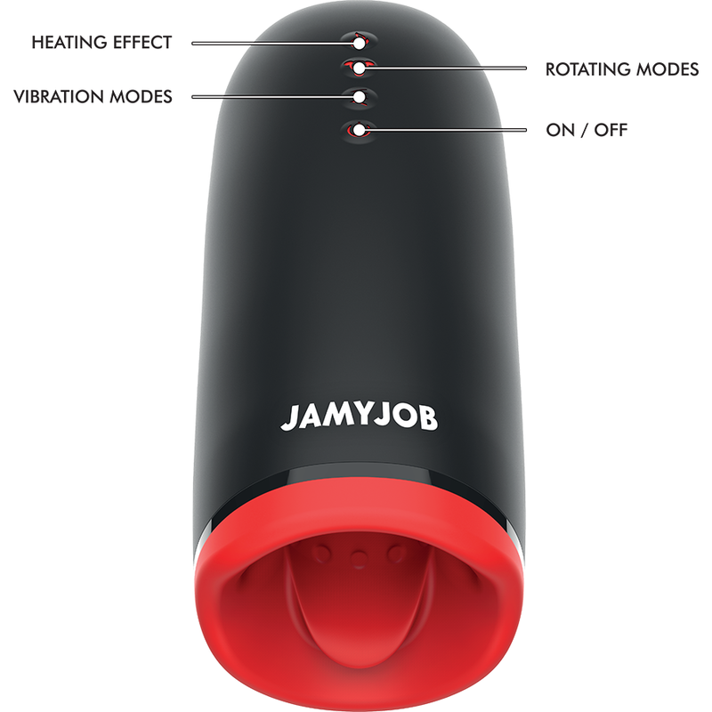 JAMYJOB - MASTURBATEUR CHAUFFANT ET ROTATION SPIN-X JAMYJOB