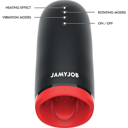 JAMYJOB - MASTURBATEUR CHAUFFANT ET ROTATION SPIN-X JAMYJOB