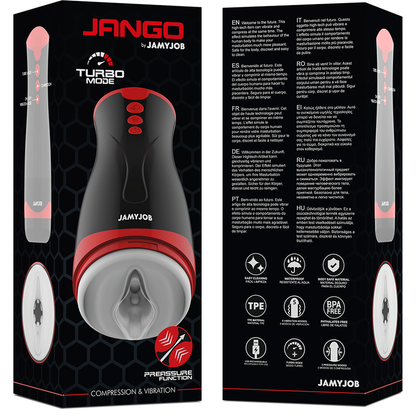 JAMYJOB - MASTURBATEUR  COMPRESSION ET VIBRATION JANGO JAMYJOB
