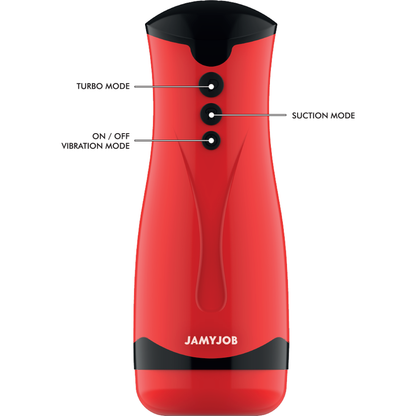 JAMYJOB - MASTURBATEUR À ASPIRATION ET VIBRATION DAMERON JAMYJOB