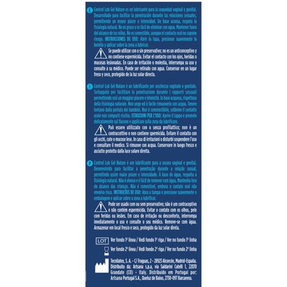 CONTROL - GEL LUBRIFIANT NATUREL LUB 75 ML CONTROL LUBES