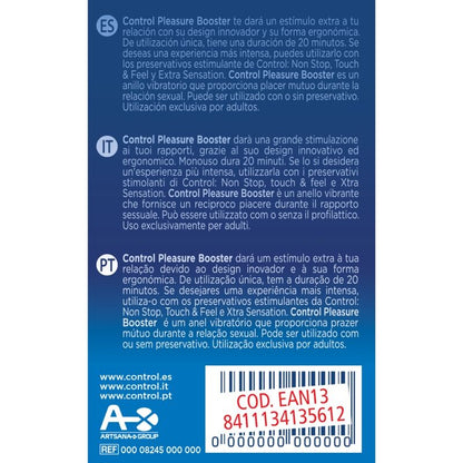 CONTROL - ANNEAU VIBRATEUR PLEASURE BOOSTER CONTROL TOYS
