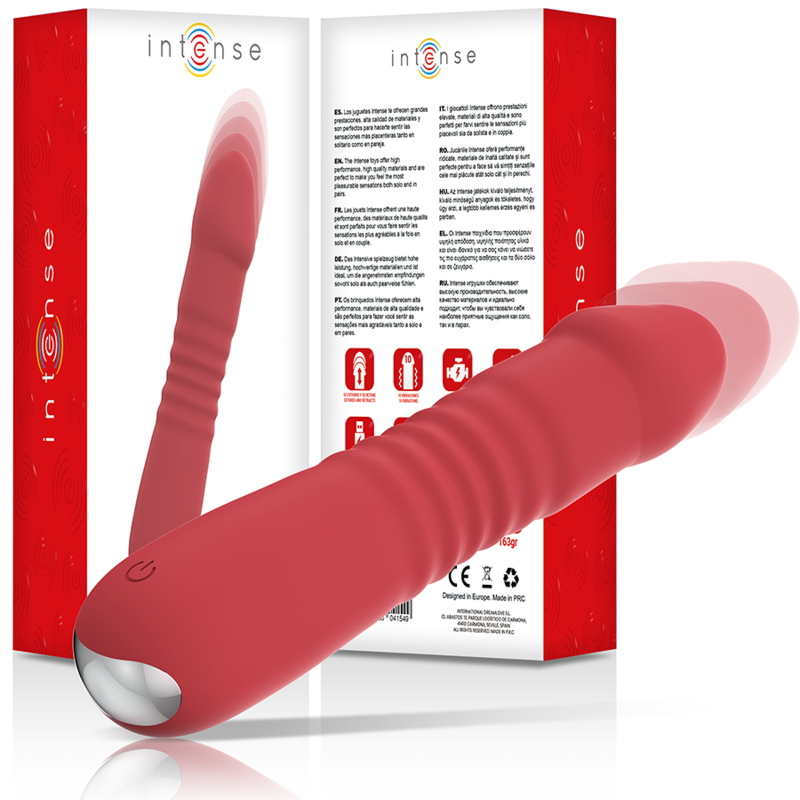 INTENSE - JUNI UP & DOWN 10 VIBRATIONS ROUGES INTENSE FUN TOYS