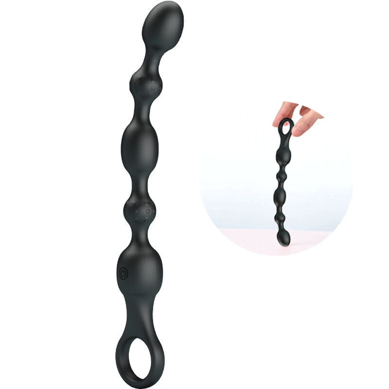 PRETTY LOVE - BALLES ANAL VAN 10 VIBRATIONS RECHARGEABLES EN SILICONE PRETTY LOVE