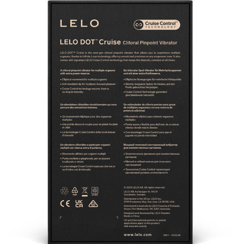 LELO - STIMULATEUR DE CLITORIS DOT CRUISE VERT PISTACHE LELO