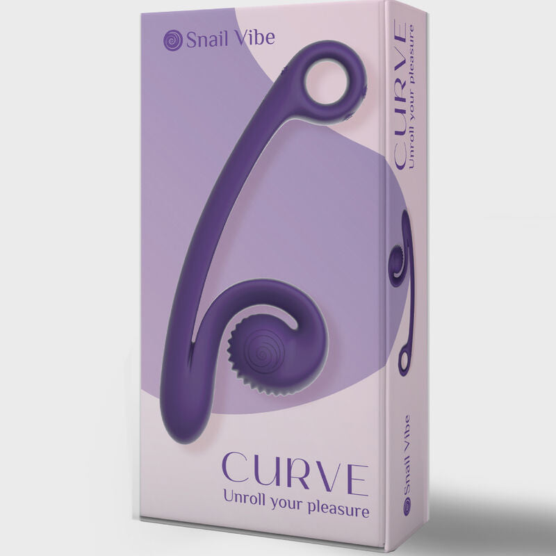 SNAIL VIBE - VIBRATEUR COURBE VIOLET SNAIL VIBE