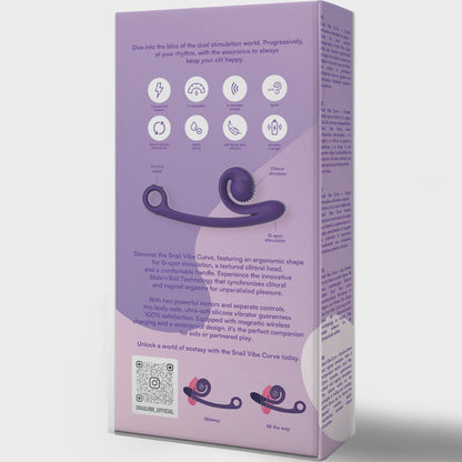 SNAIL VIBE - VIBRATEUR COURBE VIOLET SNAIL VIBE