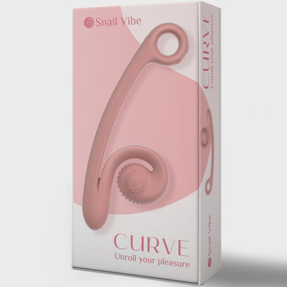 SNAIL VIBE - VIBRATEUR COURBE ORANGE SNAIL VIBE