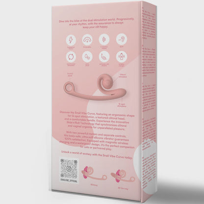 SNAIL VIBE - VIBRATEUR COURBE ORANGE SNAIL VIBE