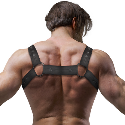 FETISH SUBMISSIVE ATTITUDE - HARNAIS DE SPORT RÉGLABLE EN NÉOPRÈNE POUR HOMMES FETISH SUBMISSIVE ATTITUDE