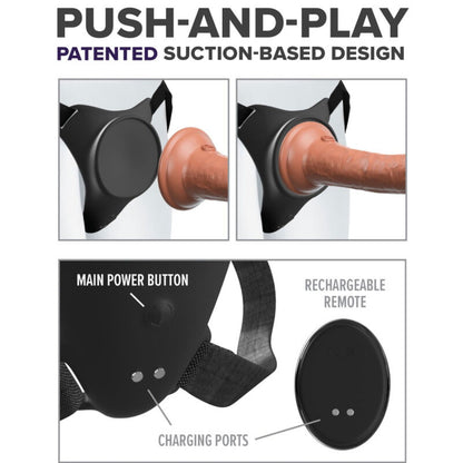 PIPEDREAMS - HARNAIS BODY DOCK G-SPOT PRO PIPEDREAMS