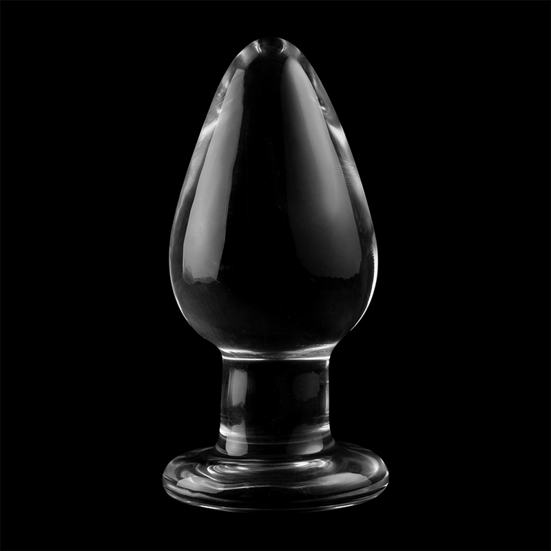NEBULA SERIES BY IBIZA - PLUG ANAL MODÈLE 3 VERRE BOROSILICATE TRANSPARENT 11 CM -O- 5 CM NEBULA SERIES BY IBIZA