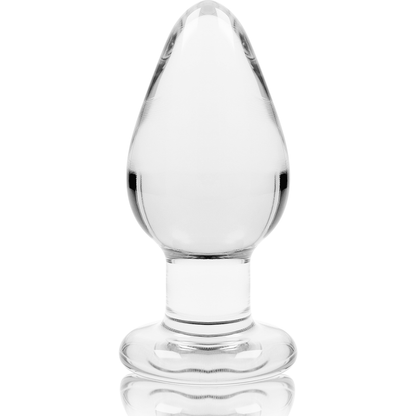 NEBULA SERIES BY IBIZA - PLUG ANAL MODÈLE 3 VERRE BOROSILICATE TRANSPARENT 11 CM -O- 5 CM NEBULA SERIES BY IBIZA