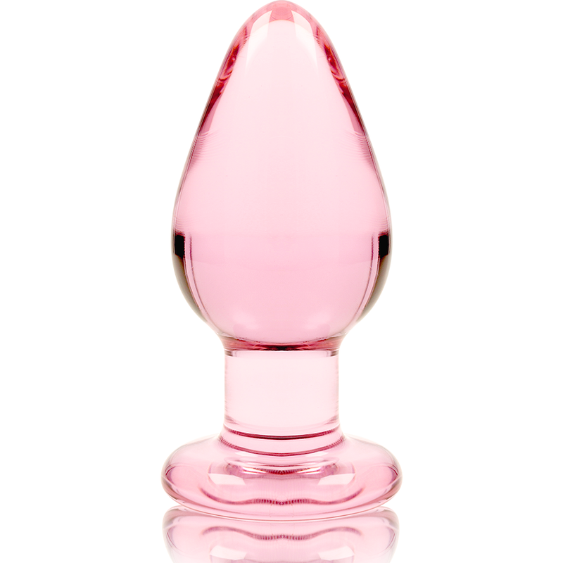 NEBULA SERIES BY IBIZA - PLUG ANAL MODÈLE 3 VERRE BOROSILICATE ROSE 11 CM -O- 5 CM NEBULA SERIES BY IBIZA