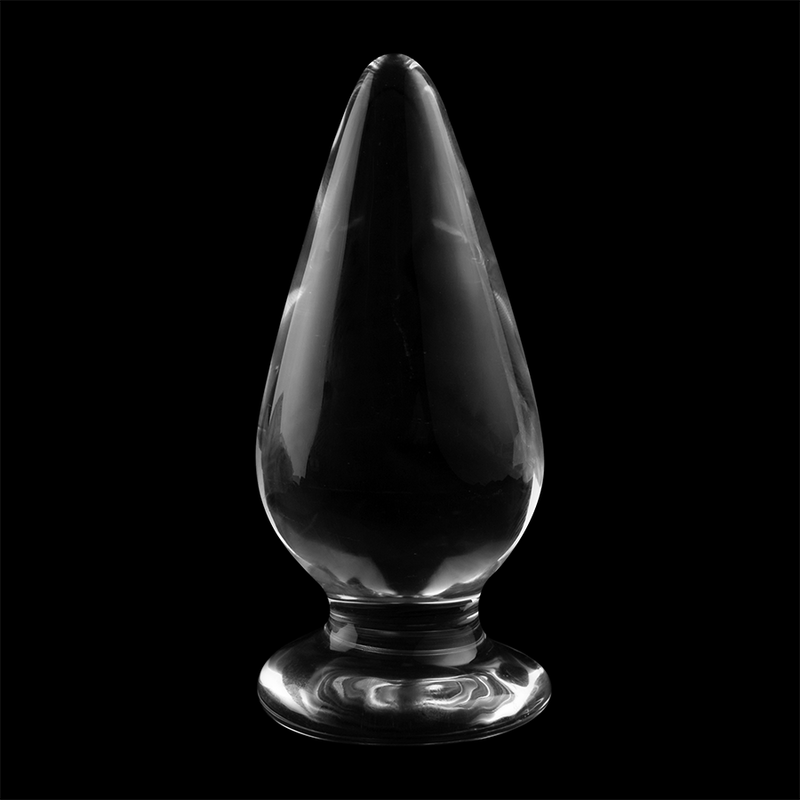 NEBULA SERIES BY IBIZA - PLUG ANAL MODÈLE 4 VERRE BOROSILICATE CLAIR 11 CM -O- 5 CM NEBULA SERIES BY IBIZA