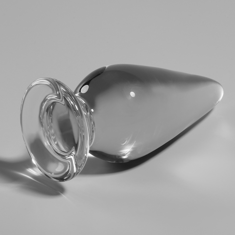 NEBULA SERIES BY IBIZA - PLUG ANAL MODÈLE 4 VERRE BOROSILICATE CLAIR 11 CM -O- 5 CM NEBULA SERIES BY IBIZA