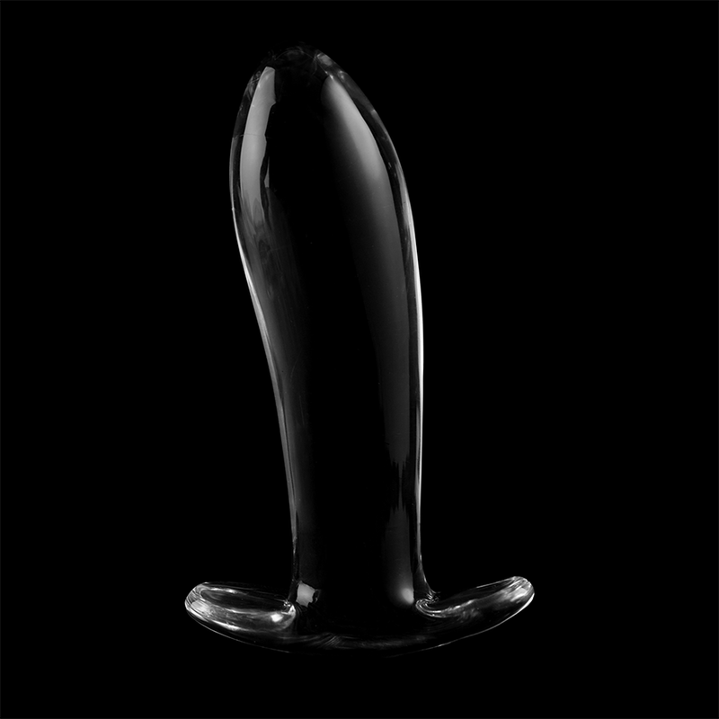 NEBULA SERIES BY IBIZA - PLUG ANAL MODÈLE 5 VERRE BOROSILICATE CLAIR 12.5 CM -O- 3.5 CM NEBULA SERIES BY IBIZA