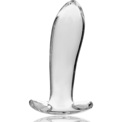 NEBULA SERIES BY IBIZA - PLUG ANAL MODÈLE 5 VERRE BOROSILICATE CLAIR 12.5 CM -O- 3.5 CM NEBULA SERIES BY IBIZA